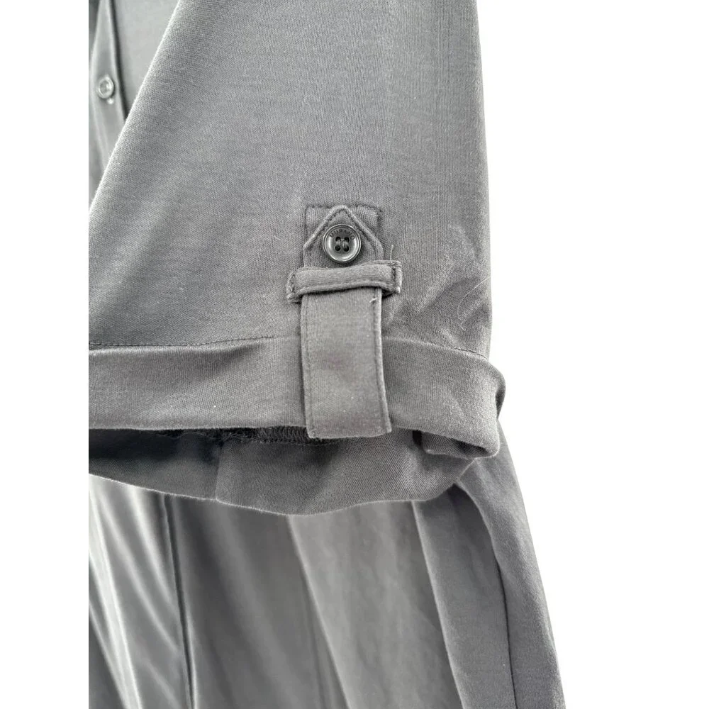 Murano Liquid Luxury Mens‎ Gray Button-Down Shirt XL
